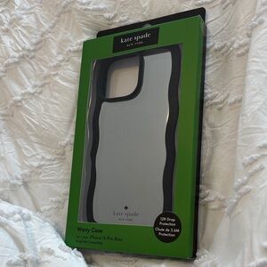 Kate Spade Black and White iPhone 16 Pro Max Case